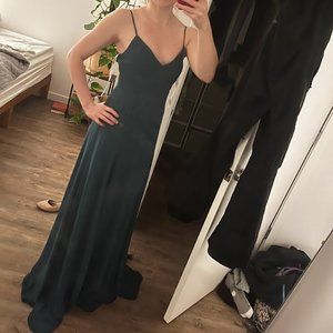 Green ballroom dress